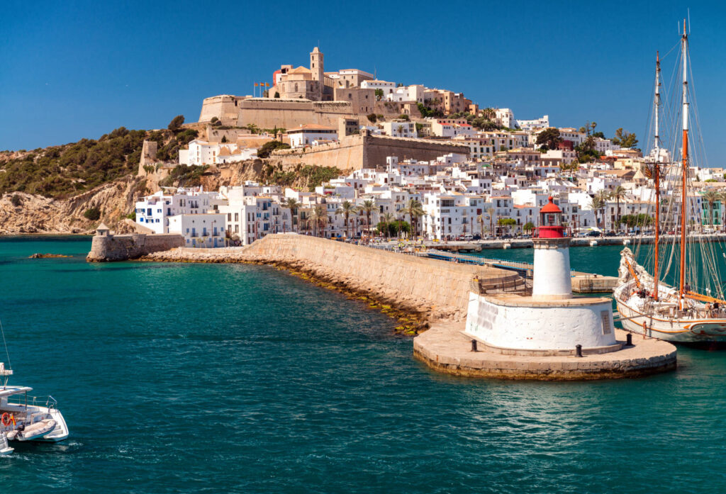 Ibiza port, spain